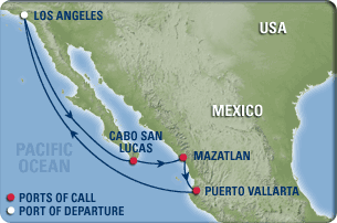 Pied Piper Travel : Mexican Riviera - Cruise Information
